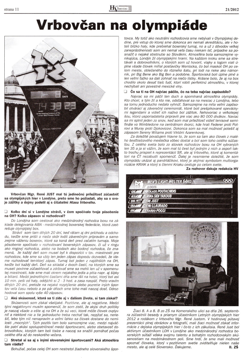 Hlas Vrbového 21/2012, strana 11
