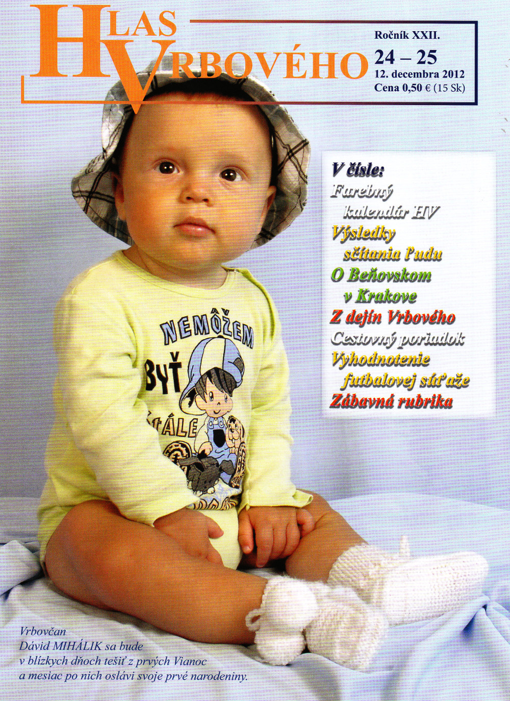 Hlas Vrbového 24/2012, strana 1