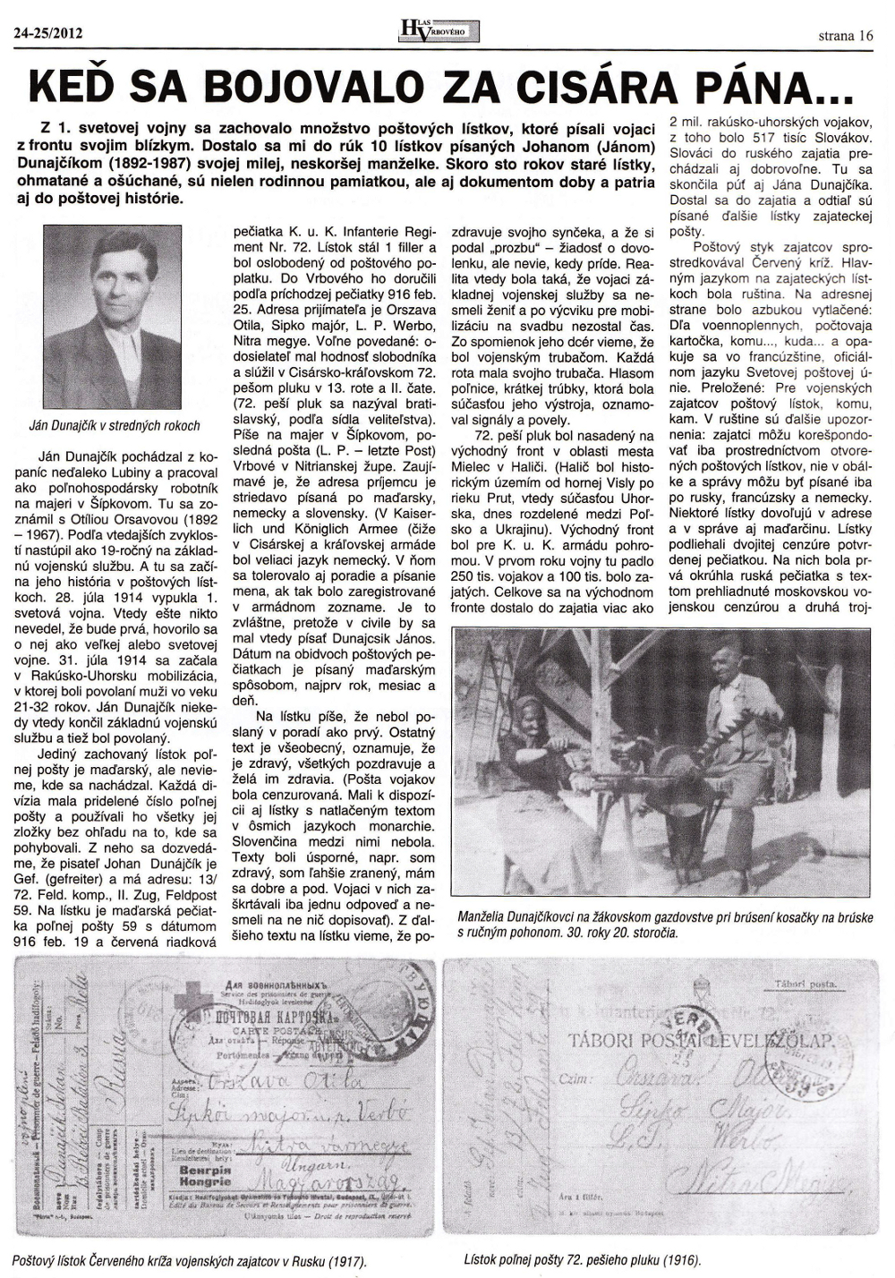 Hlas Vrbového 24/2012, strana 16