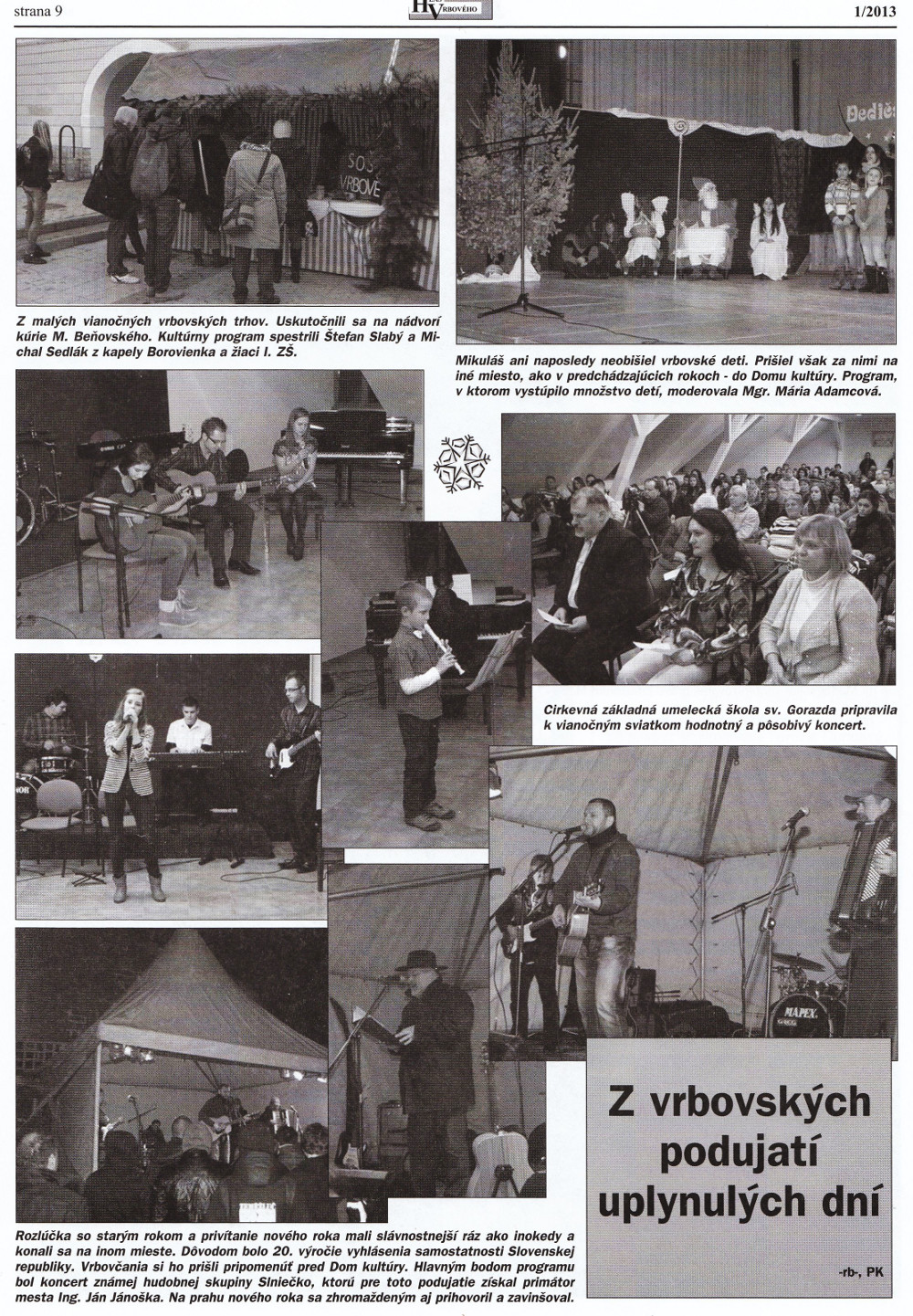 Hlas Vrbového 01/2013, strana 9