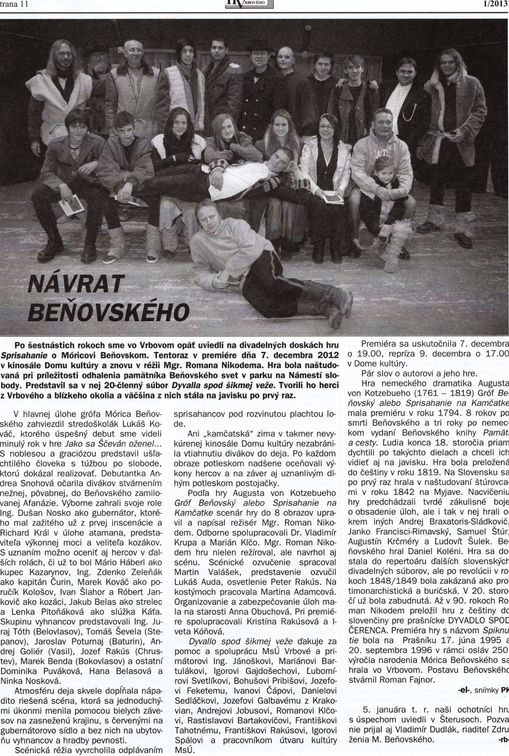 Hlas Vrbového 01/2013, strana 11