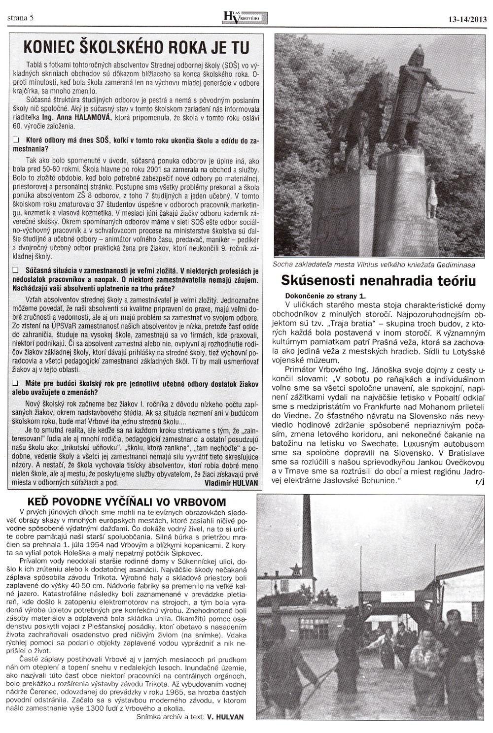Hlas Vrbového 14/2013, strana 5