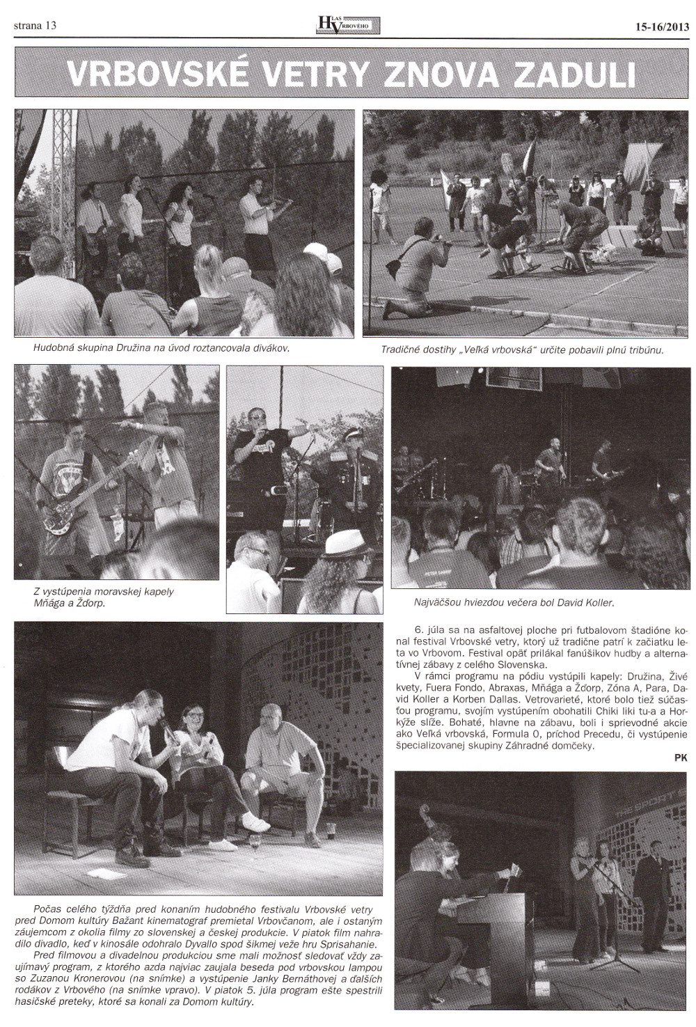 Hlas Vrbového 16/2013, strana 13