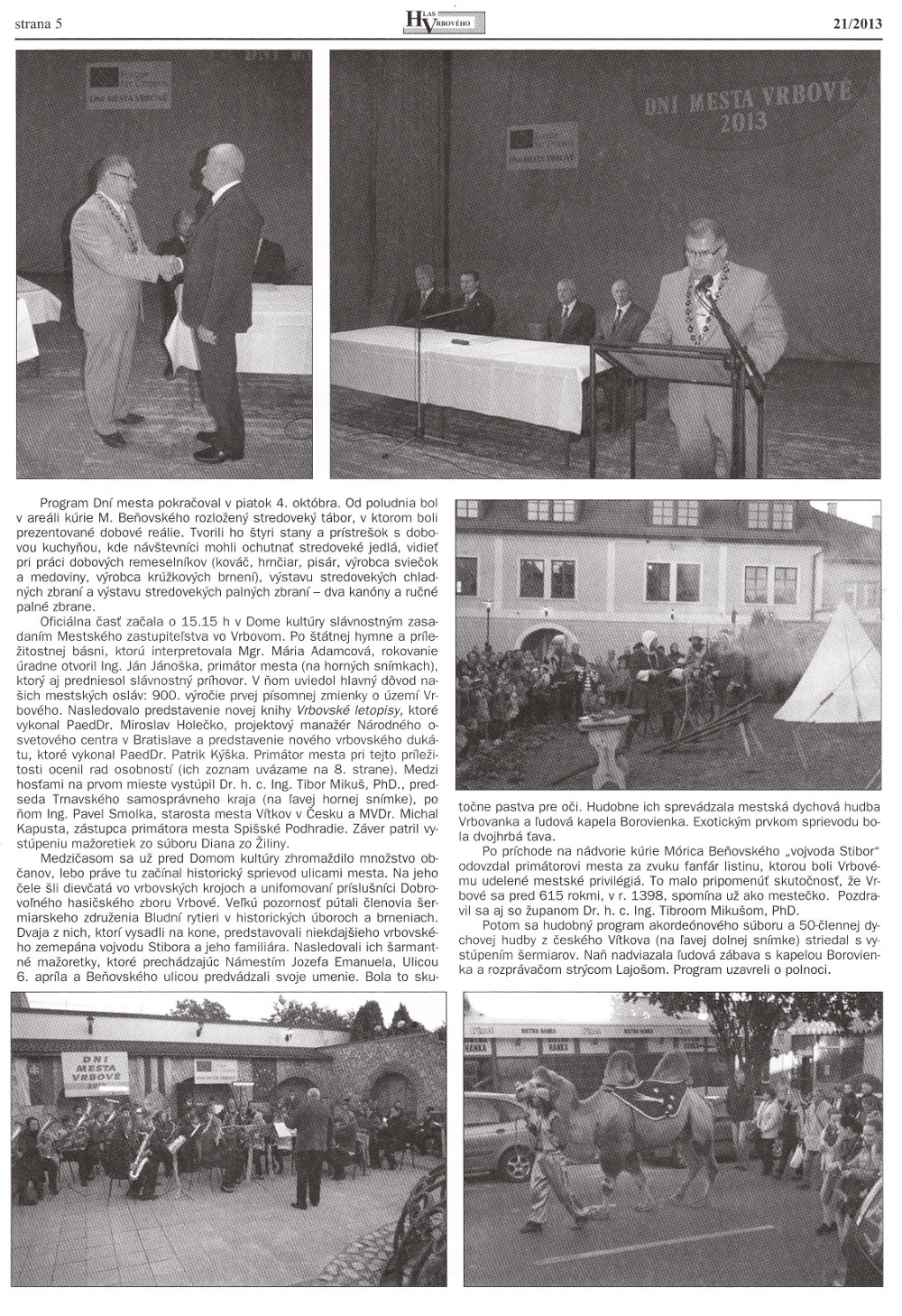 Hlas Vrbového 21/2013, strana 5