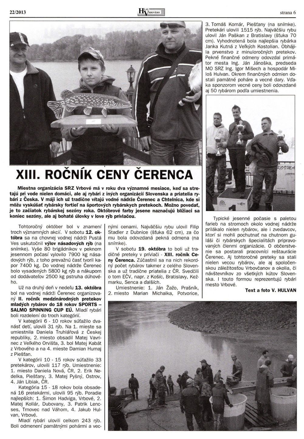 Hlas Vrbového 22/2013, strana 6