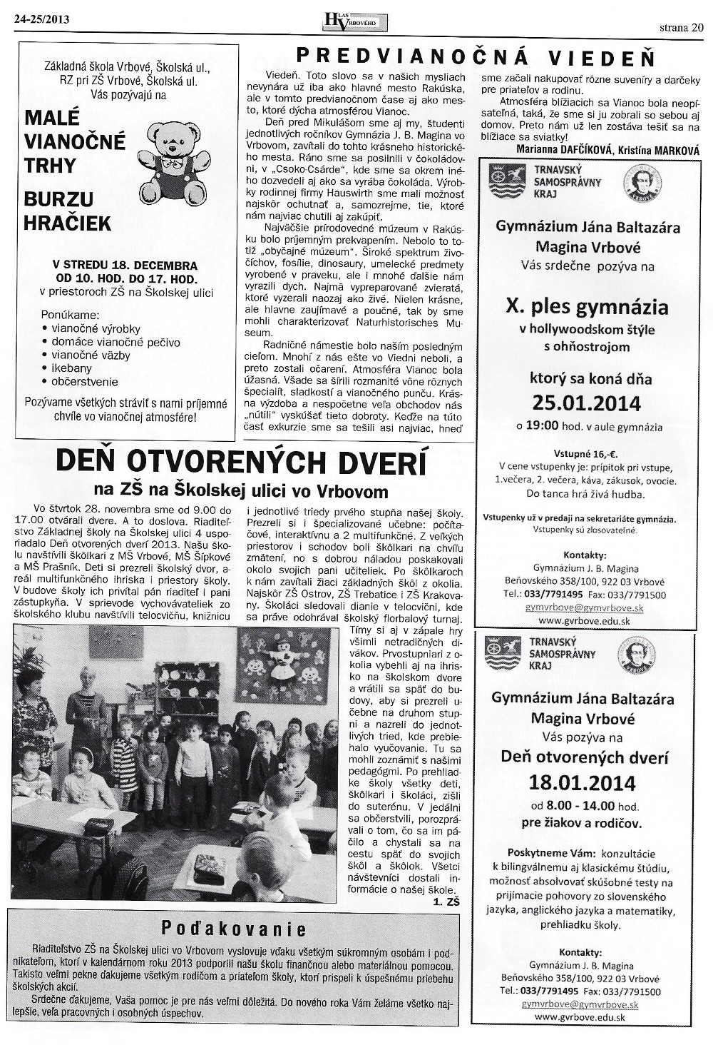 Hlas Vrbového 24/2013, strana 21