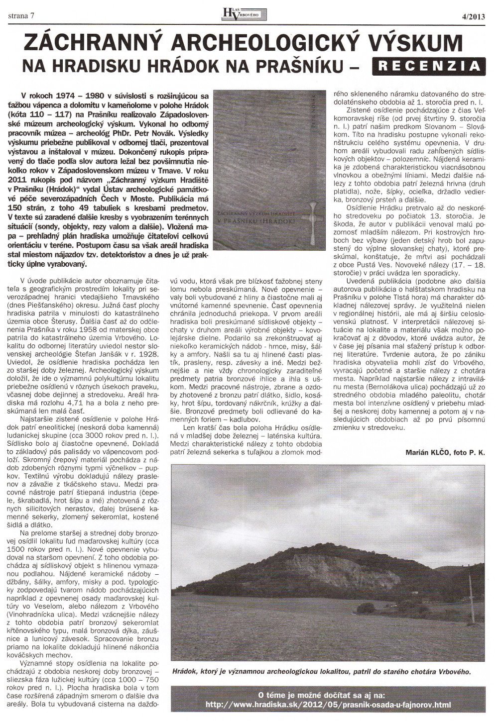 Hlas Vrbového 04/2013, strana 7