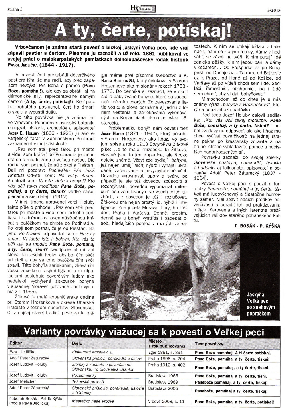Hlas Vrbového 05/2013, strana 5