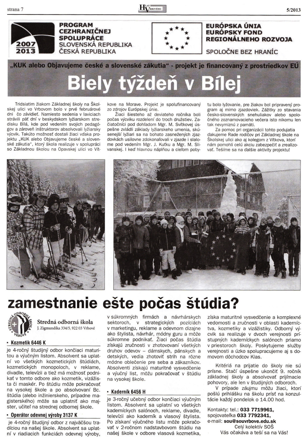 Hlas Vrbového 05/2013, strana 7