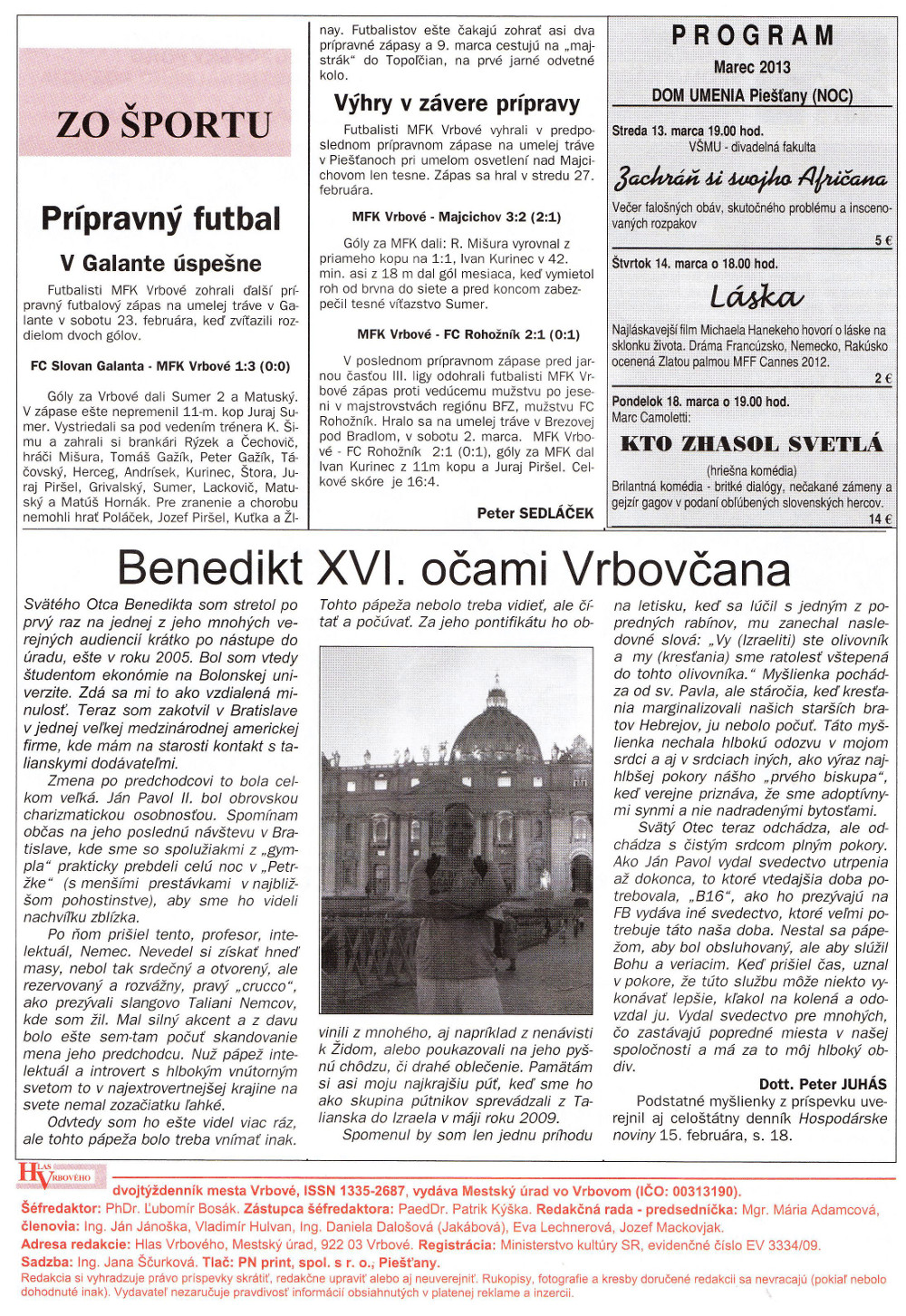 Hlas Vrbového 05/2013, strana 8