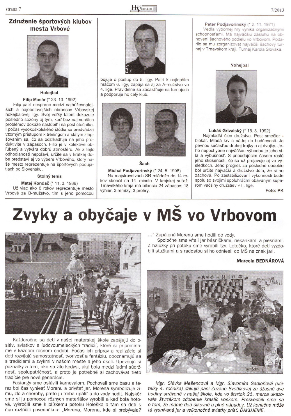 Hlas Vrbového 07/2013, strana 7