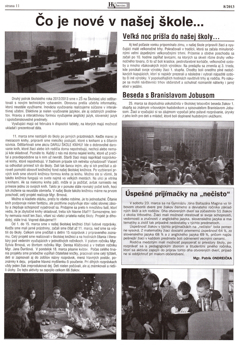 Hlas Vrbového 11/2013, strana 7